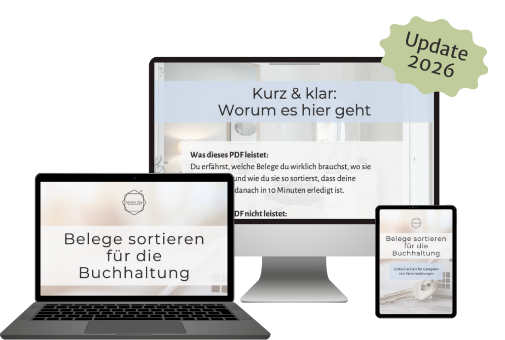 Belege sortieren Leitfaden